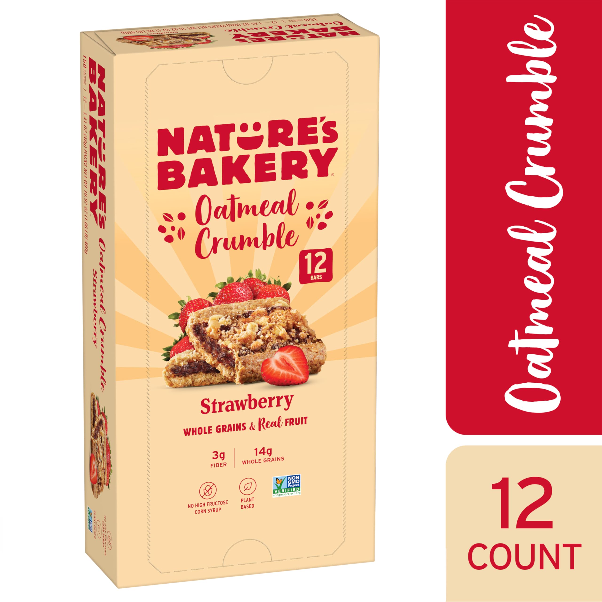 Nature's Bakery Oatmeal Crumble Bars Oz