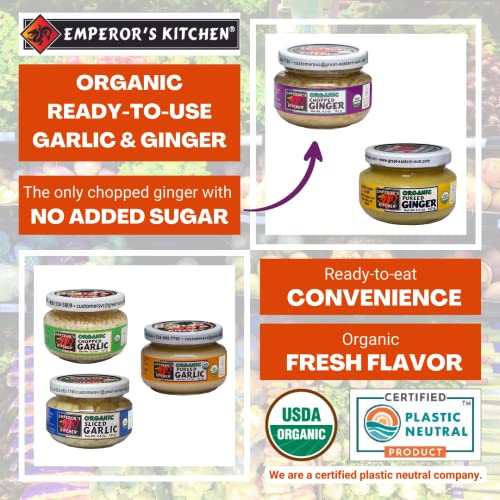 Emperor's Kitchen Organic Chopped Garlic