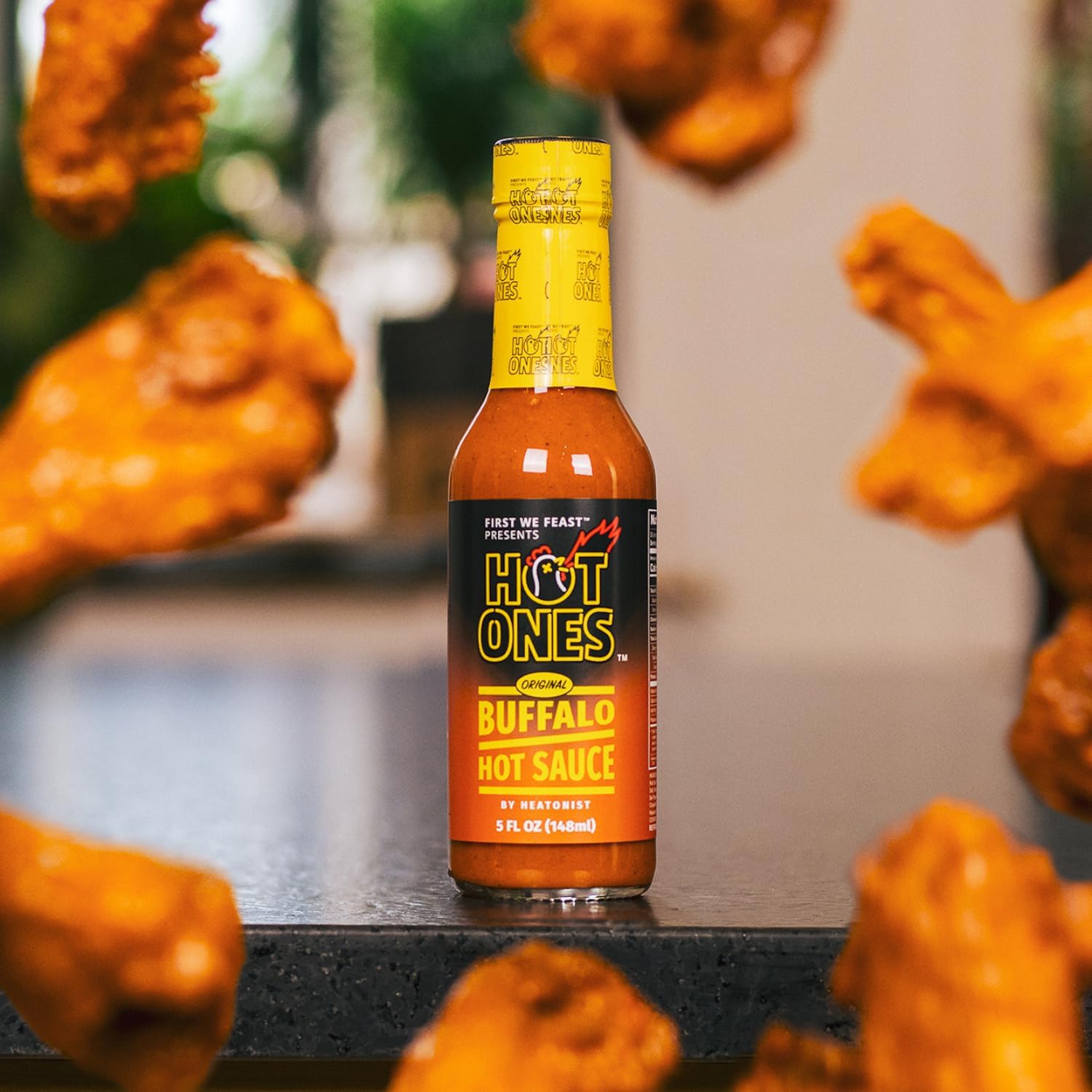 Hot Ones The Classic Hot Sauce Made With Natural Ingredients & Strong Flavors