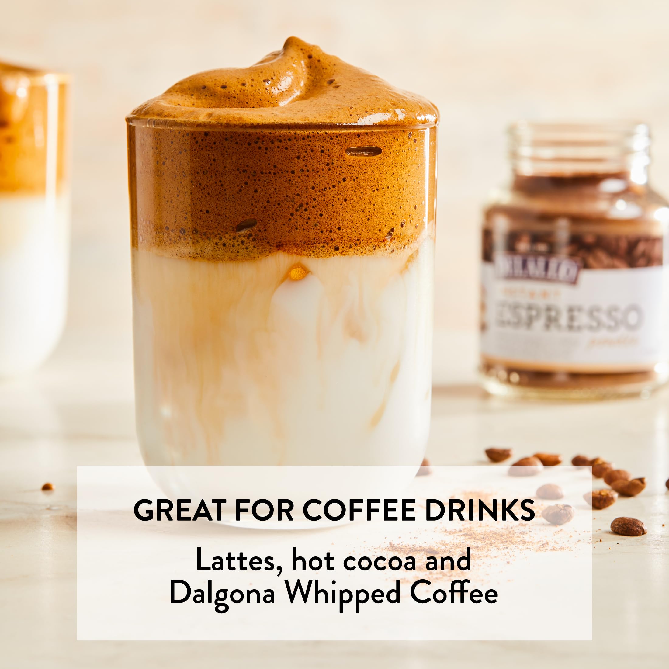DeLallo Instant Espresso Powder, 1.94oz Jar