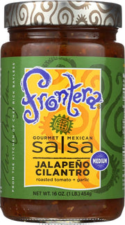 Frontera Gourmet Mexican Salsa Medium Jalapeno Cilantro -- 16 oz - 2 pc