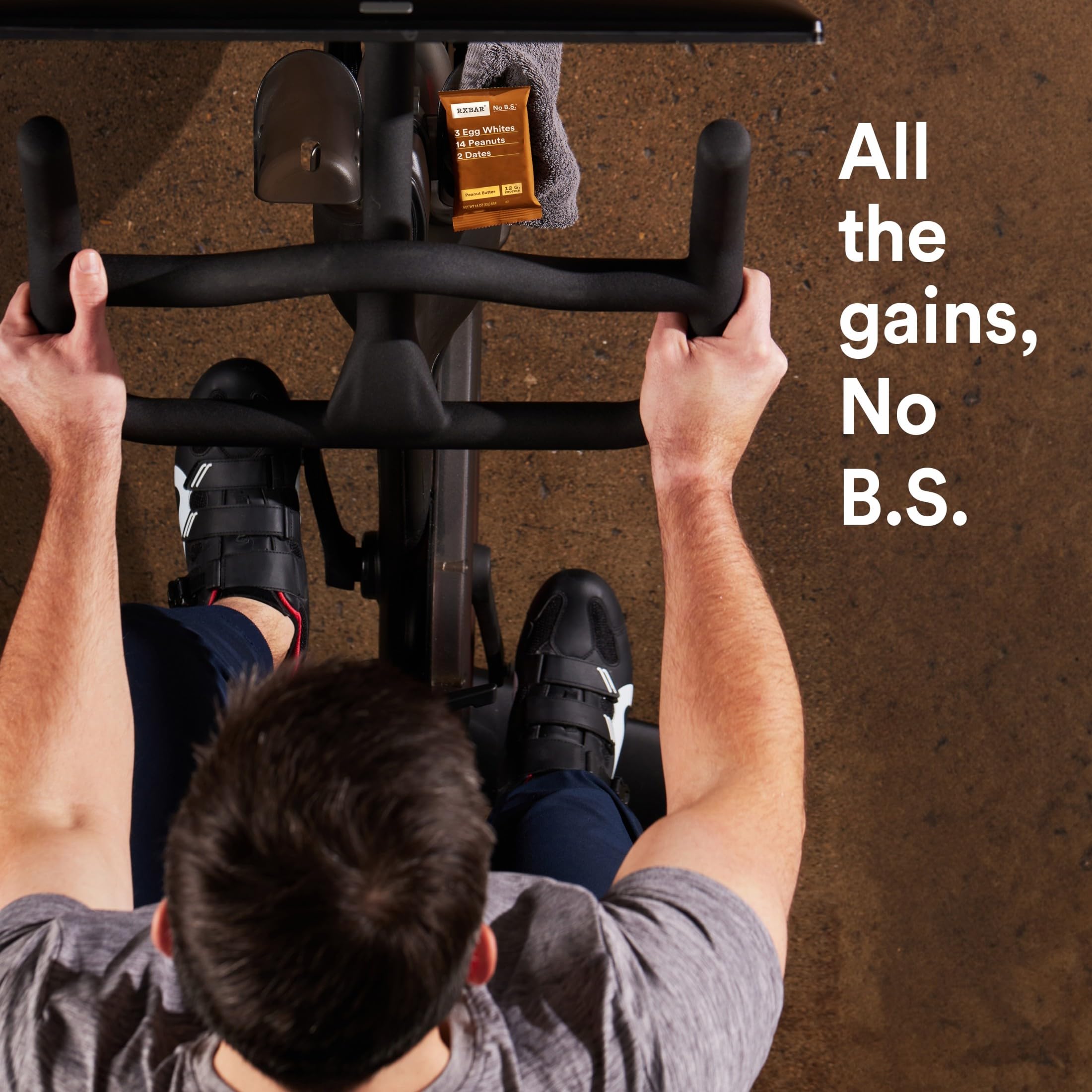 RXBAR Protein Bars, 12g Protein, Gluten Free Snacks, Peanut Butter