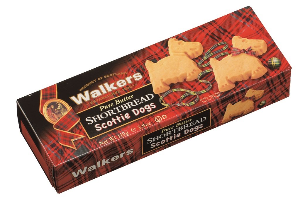 Walkers Shortbread Shortbread Scottie Dogs, 3.9-oz. (Pack of 12)