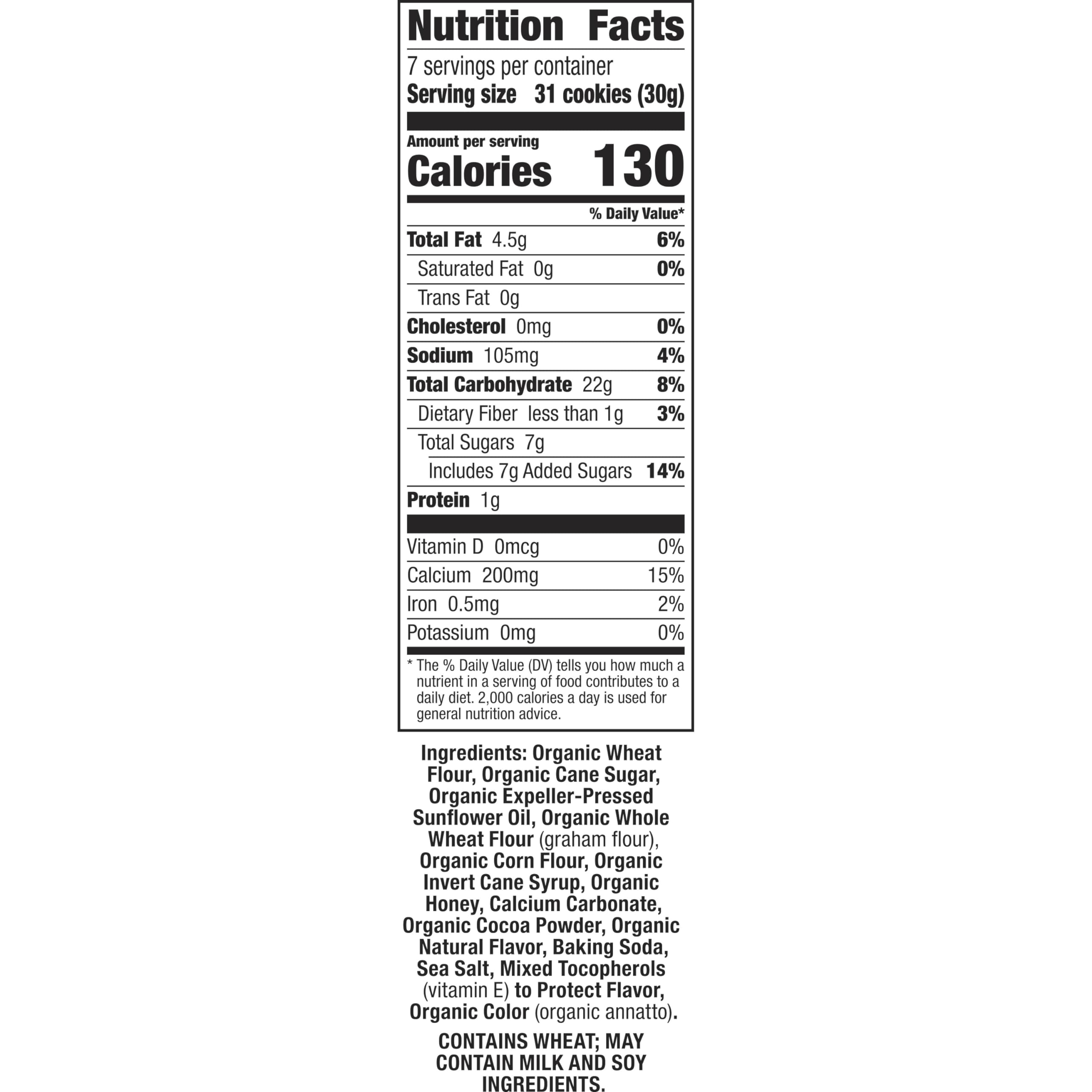 Annie's Chocolate Chip Bunny Grahams Whole Grain Snacks, 7.5 Ounce