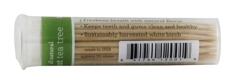 Preserve Flavored Toothpicks, Mint Tea Tree, 35 Count