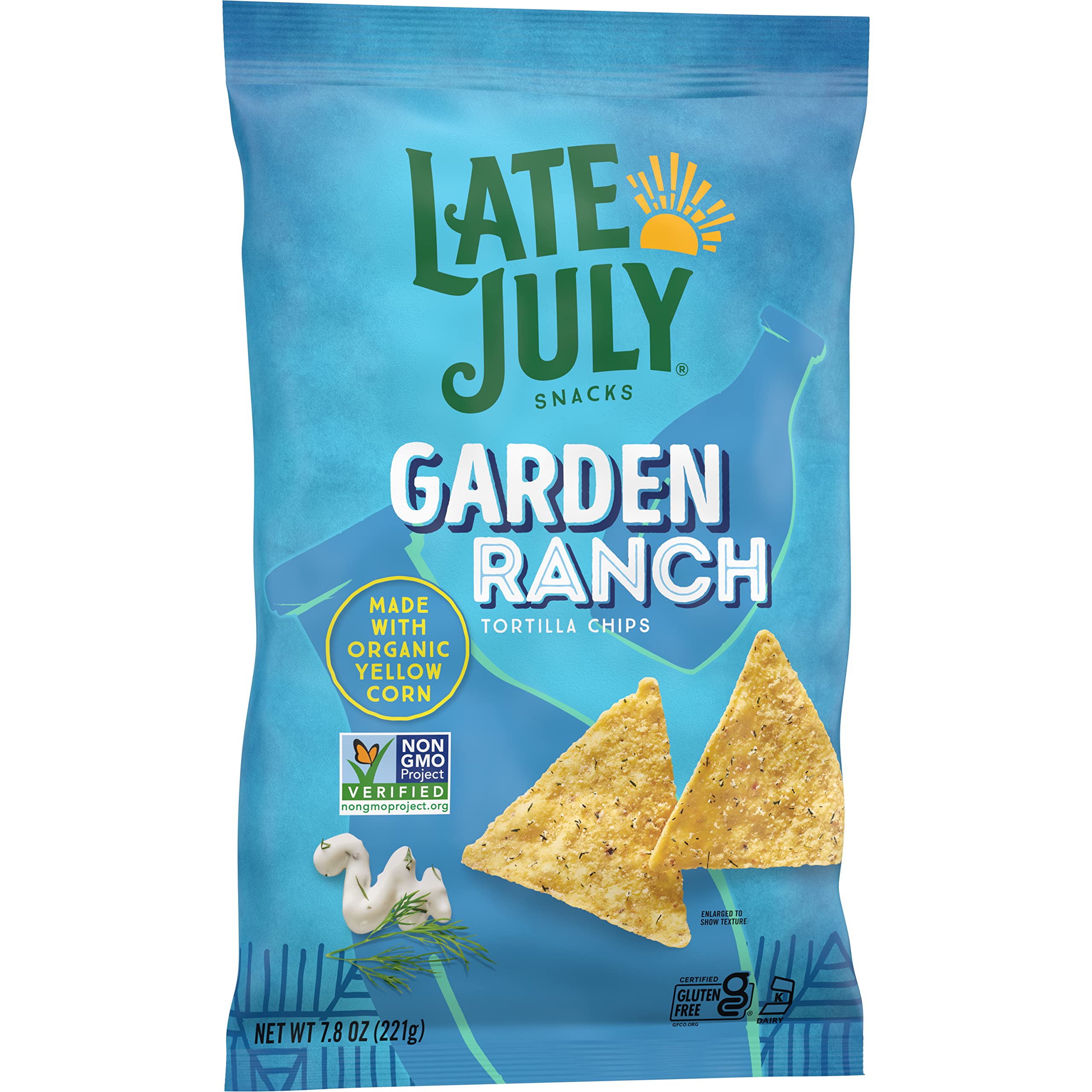 LATE JULY Snacks Organic Tortilla Chips, 10.1-oz. Bag