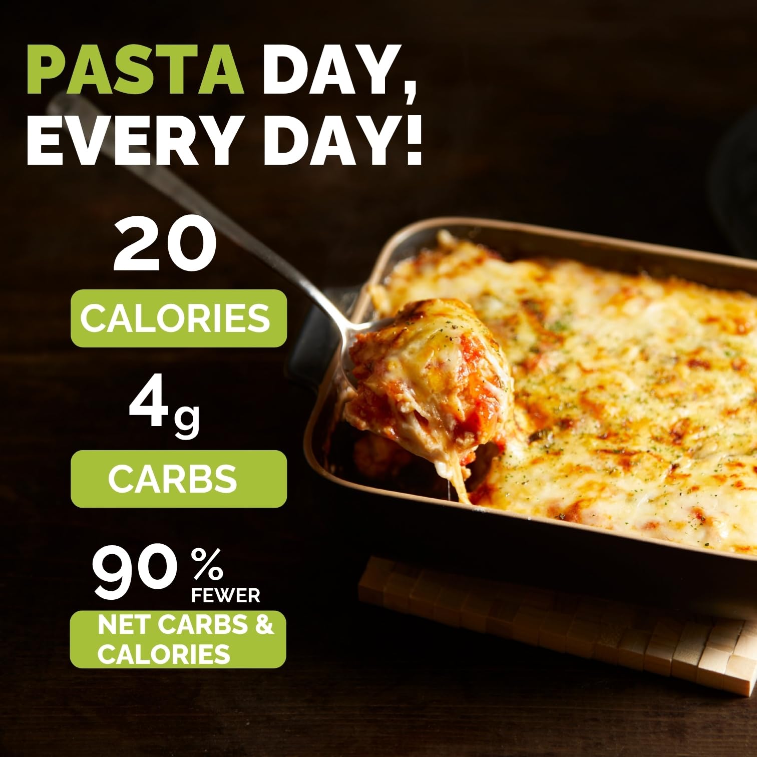 Palmini Lasagna Sheets | Low-Carb, Low-Calorie Hearts of Palm Lasagna Sheet | Keto, Gluten Free, Vegan, Non-GMO | As seen on Shark Tank |(12 Ounce - Pack of 1)