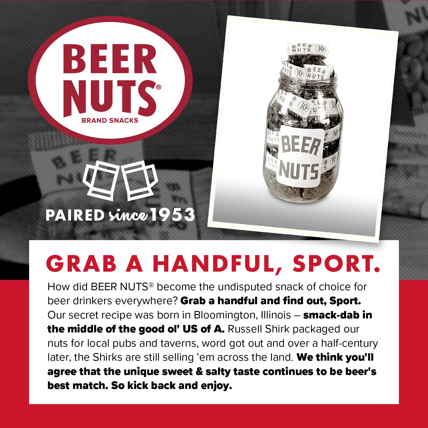 BEER NUTS 12 Pack Value Displays
