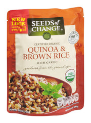 Seeds Of Change Organic Quinoa & Brown Rice with Garlic ( 12x8.5 OZ)