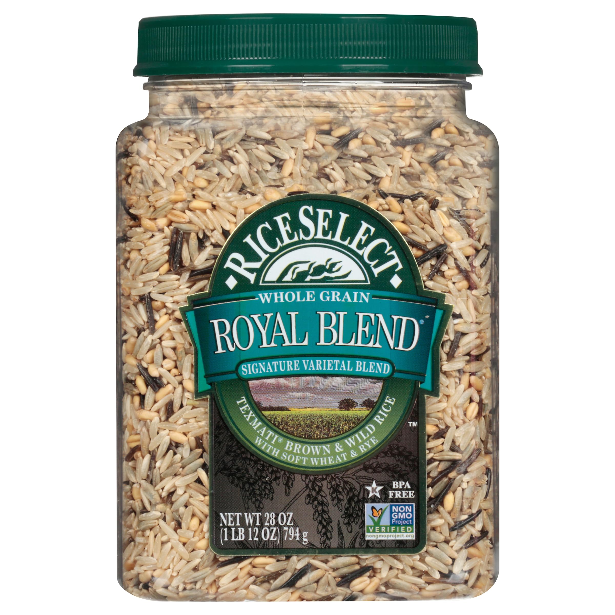 RiceSelect Texmati Brown & Wild Rice Royal Blend, 28 Ounce (Pack of 1)