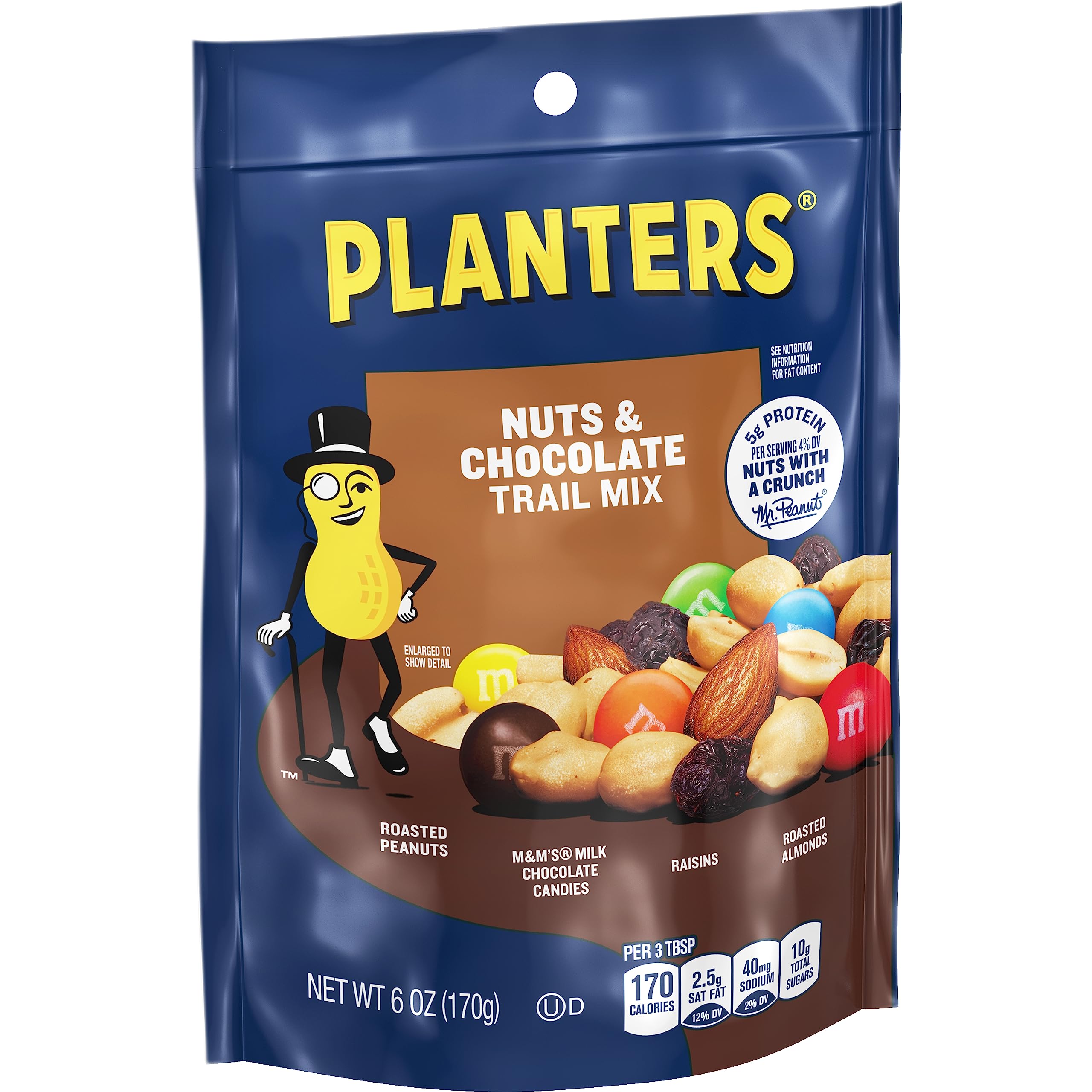 Planters Nuts & Chocolate, Trail Mix, 6 Oz
