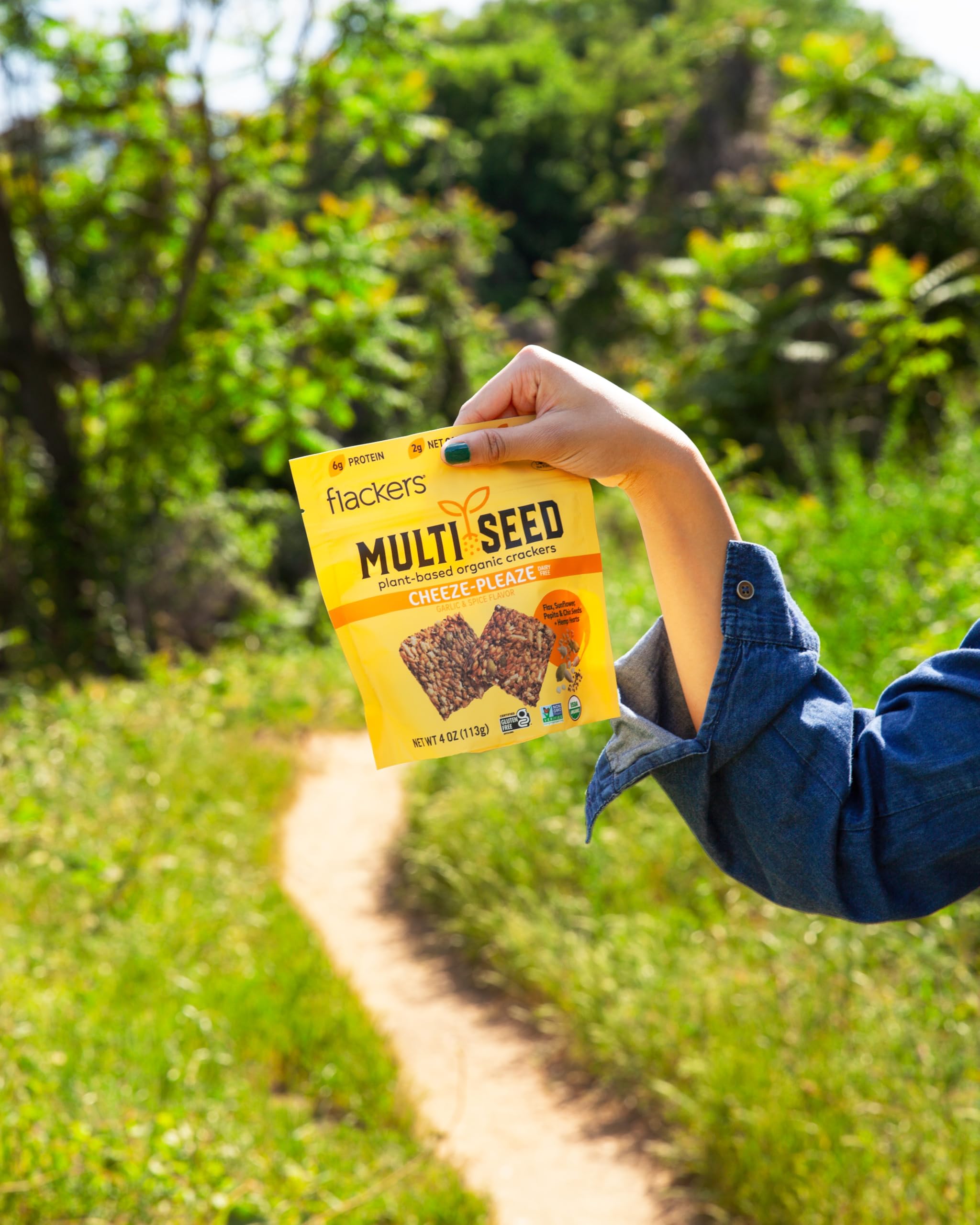 Sea Salt Flaxseed Crackers