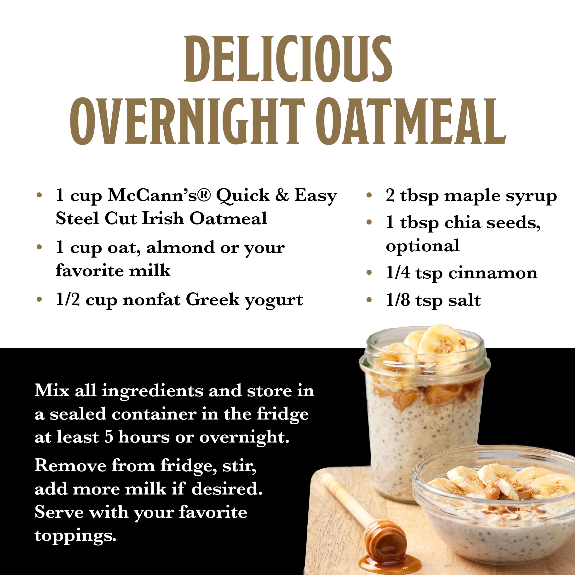 McCann's Irish Oatmeal, Quick & Easy Steel Cut Oats, 24 Ounce