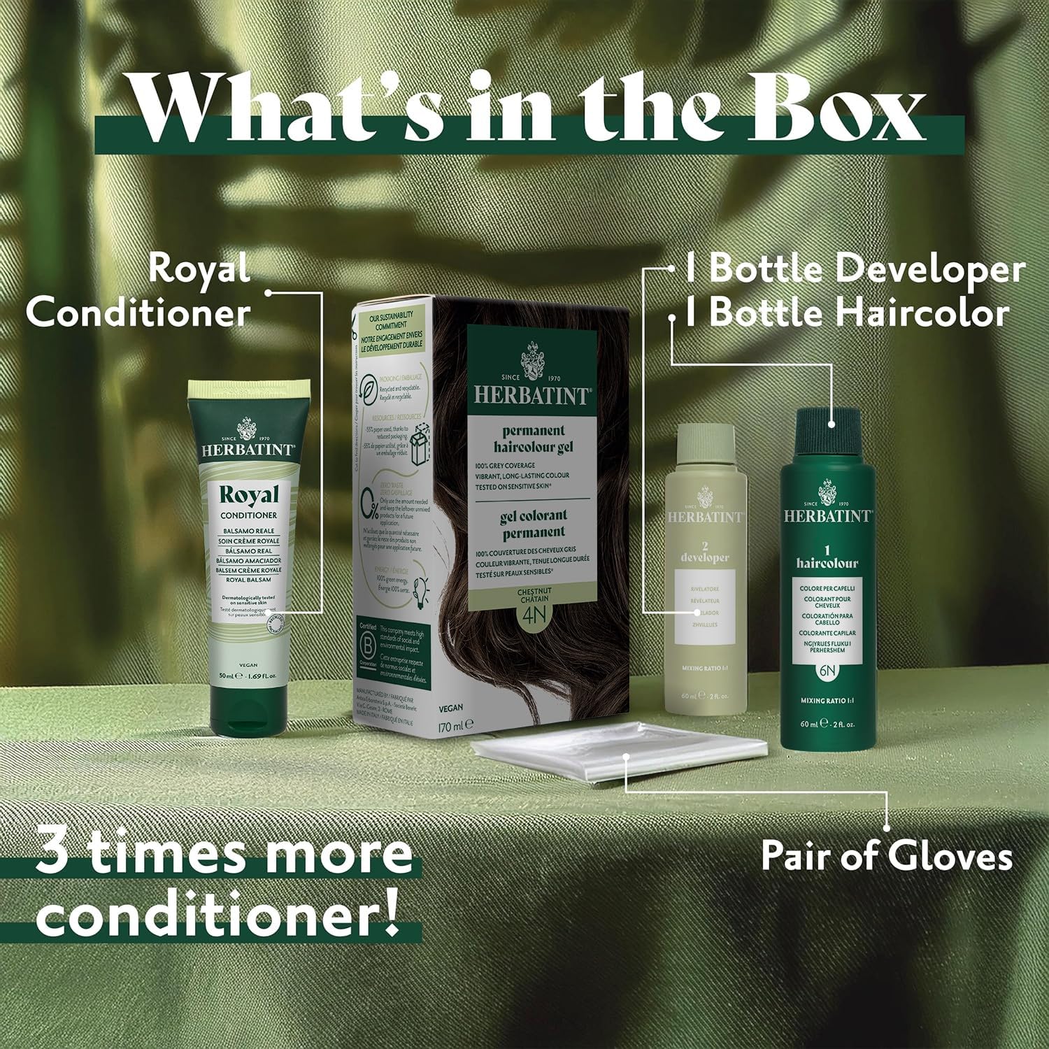 HERBATINT 7N Blonde Hair Color, 4.56 OZ