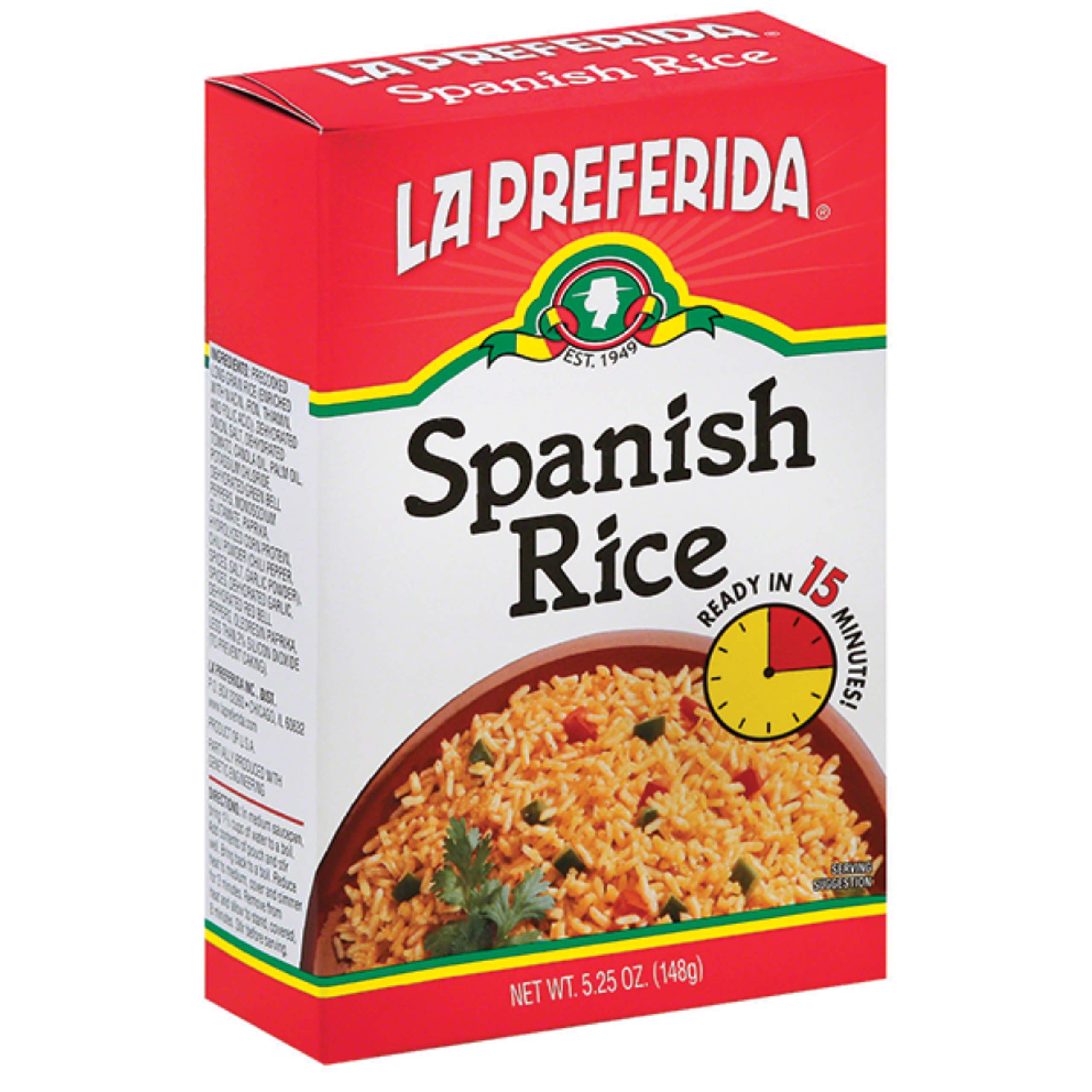 La Preferida Spanish Rice in a Box, 5.25 ounce