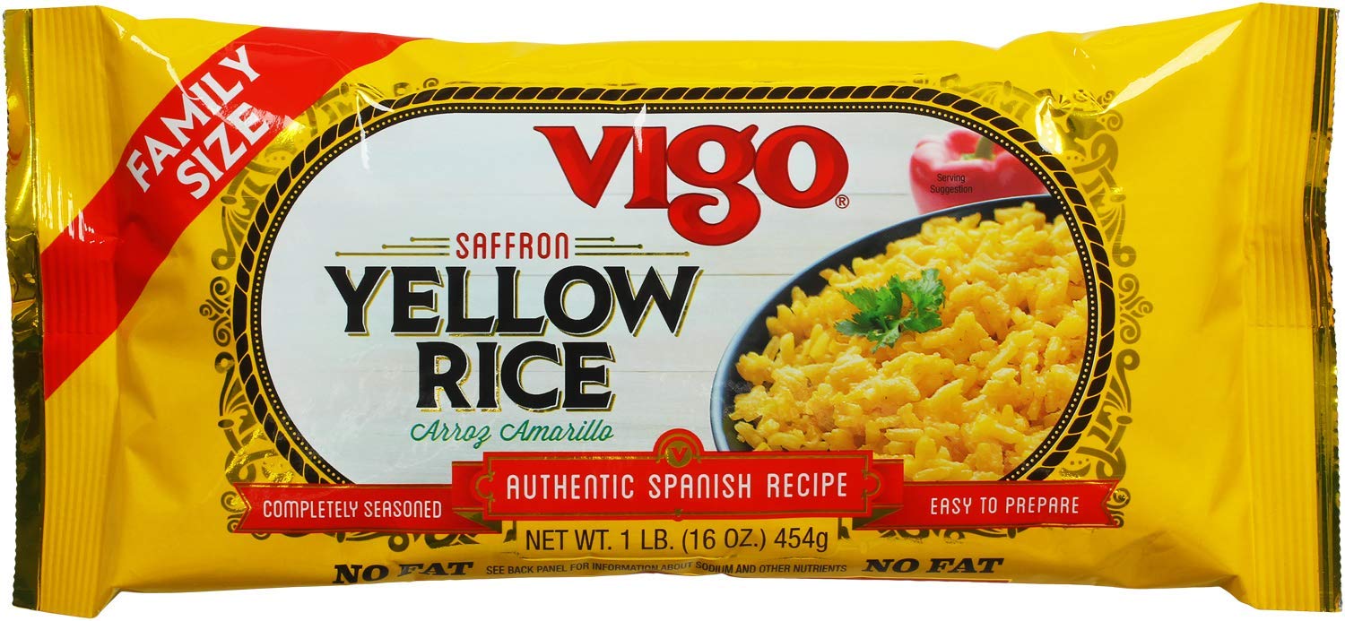 Vigo Authentic Saffron Yellow Rice, Low Fat