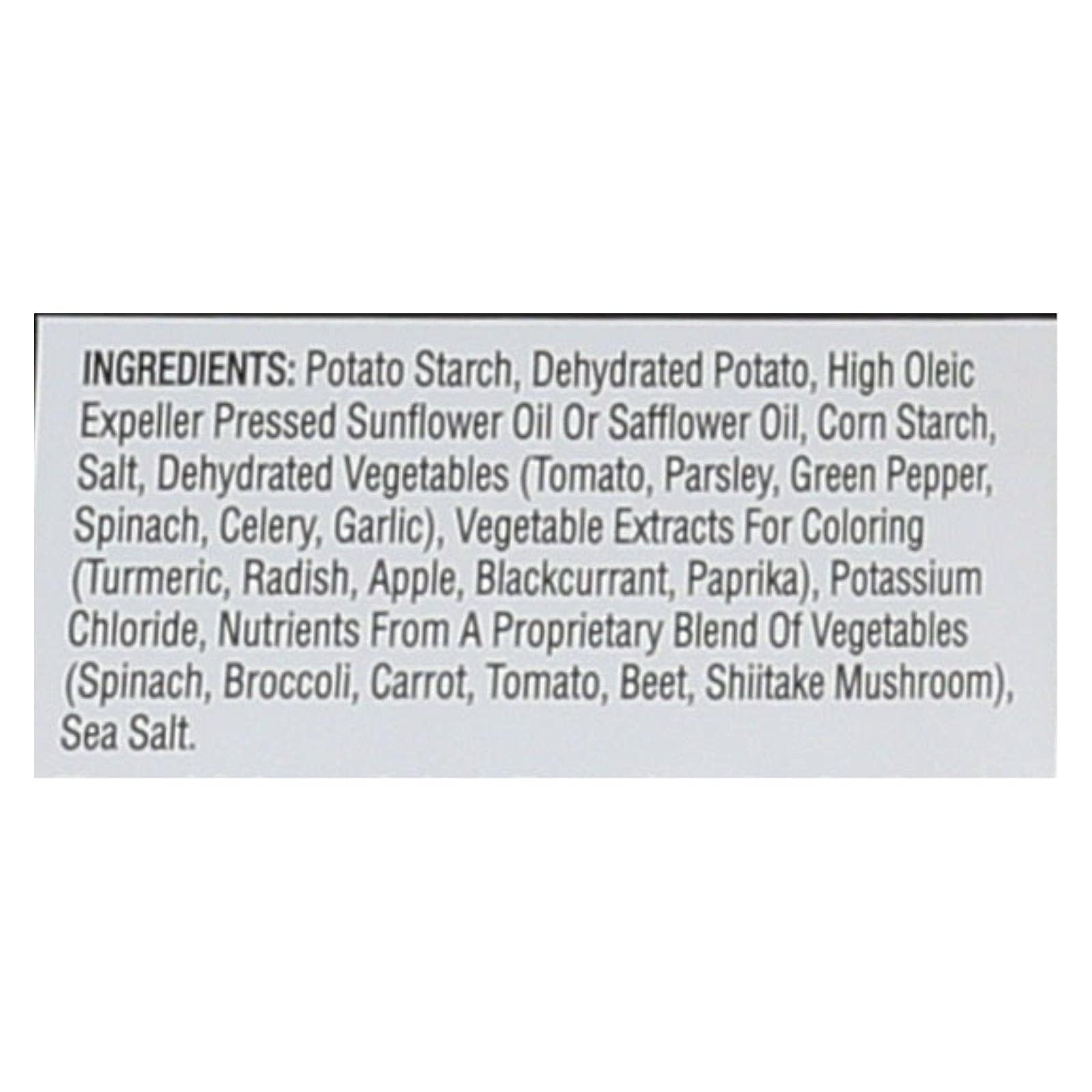 Good Health Sea Salt Veggie Straws, 6.75 Ounce - 10 per case.