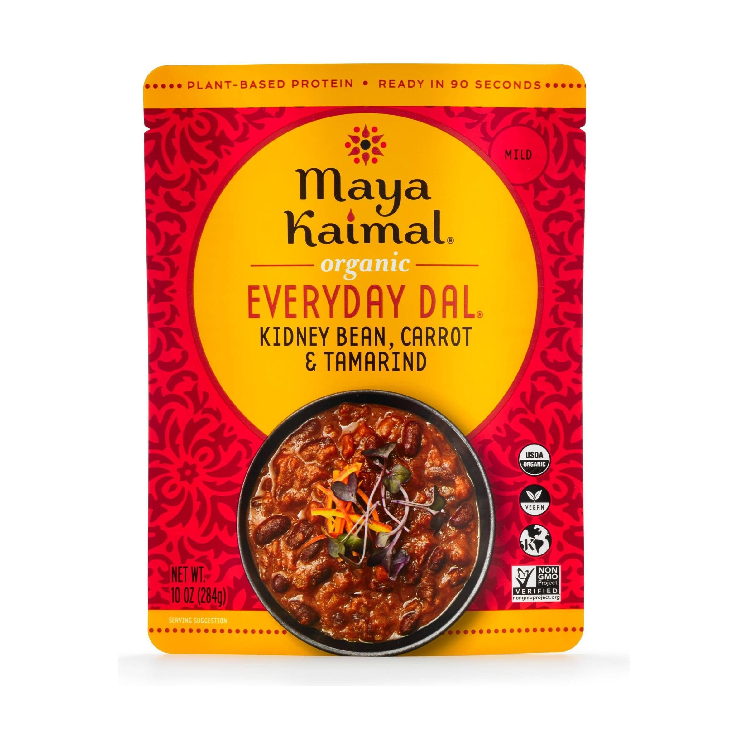 MAYA KAIMAL Organic Kidney Beans, Carrots & Tamarind Everyday Dal, 10 OZ