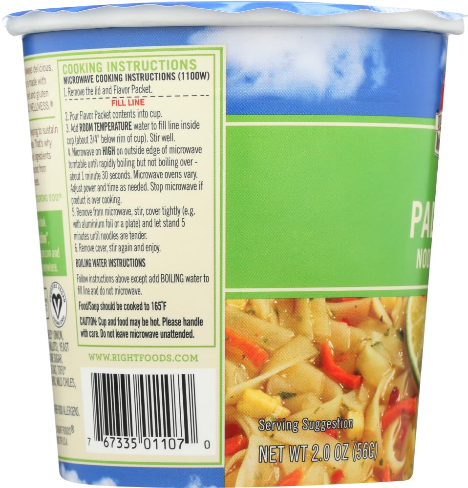 Dr. McDougall's Big Cup Vegan Soup Pad Thai Noodle -- 2 oz - 2 pc