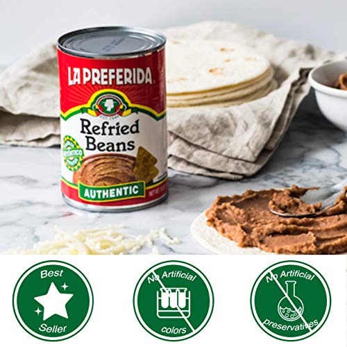 La Preferida Authentic Refried Beans 16 Oz