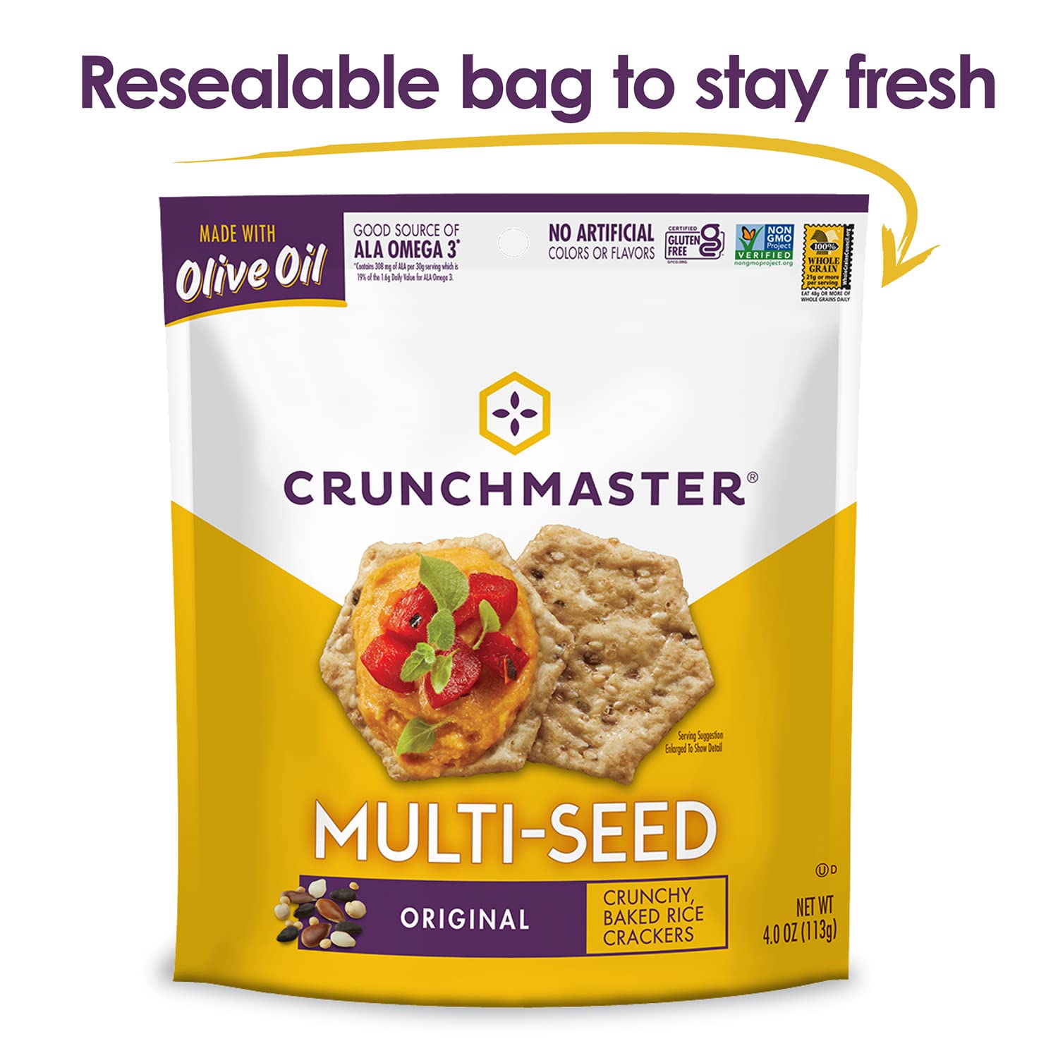 Crunchmaster Crunchmaster Multi-Seed Crackers