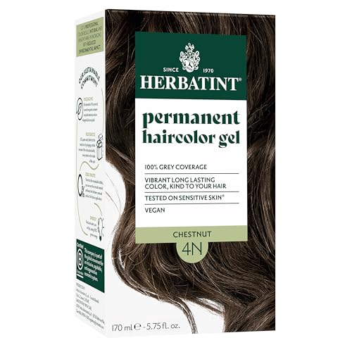 Herbatint Permanent Hair Dye For Women - For Up To 100% Gray Coverage of Resistant Gray Hair - Ammonia-Free, Alcohol-Free & Vegan - Salon Influenced Hair Color