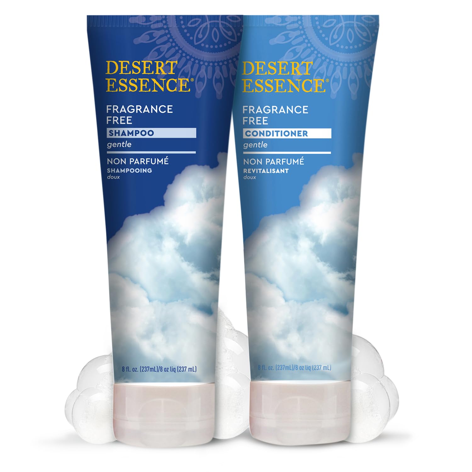 Desert Essence Fragrance Free Conditioner - Pure - 8 Fl Ounce - Gloss & Shi