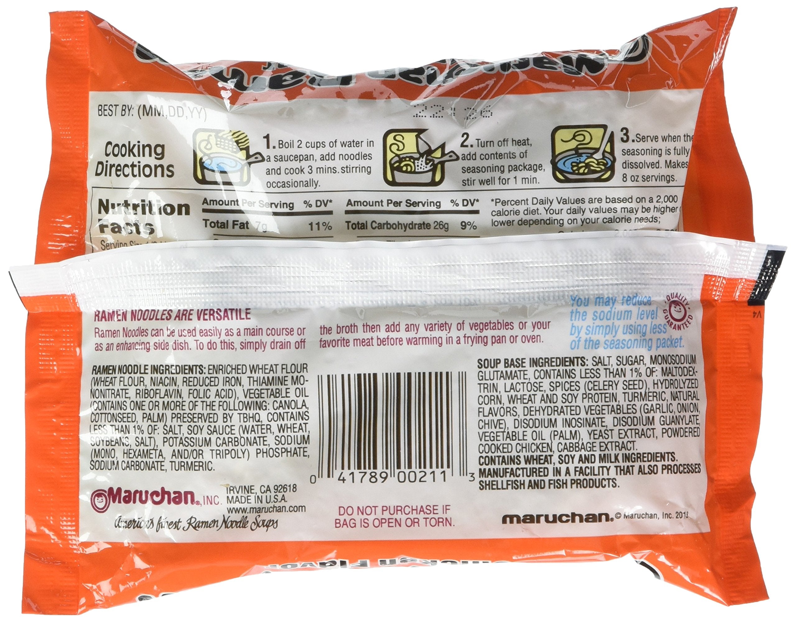 Maruchan Ramen Noodles 3 Oz x Pack of 24