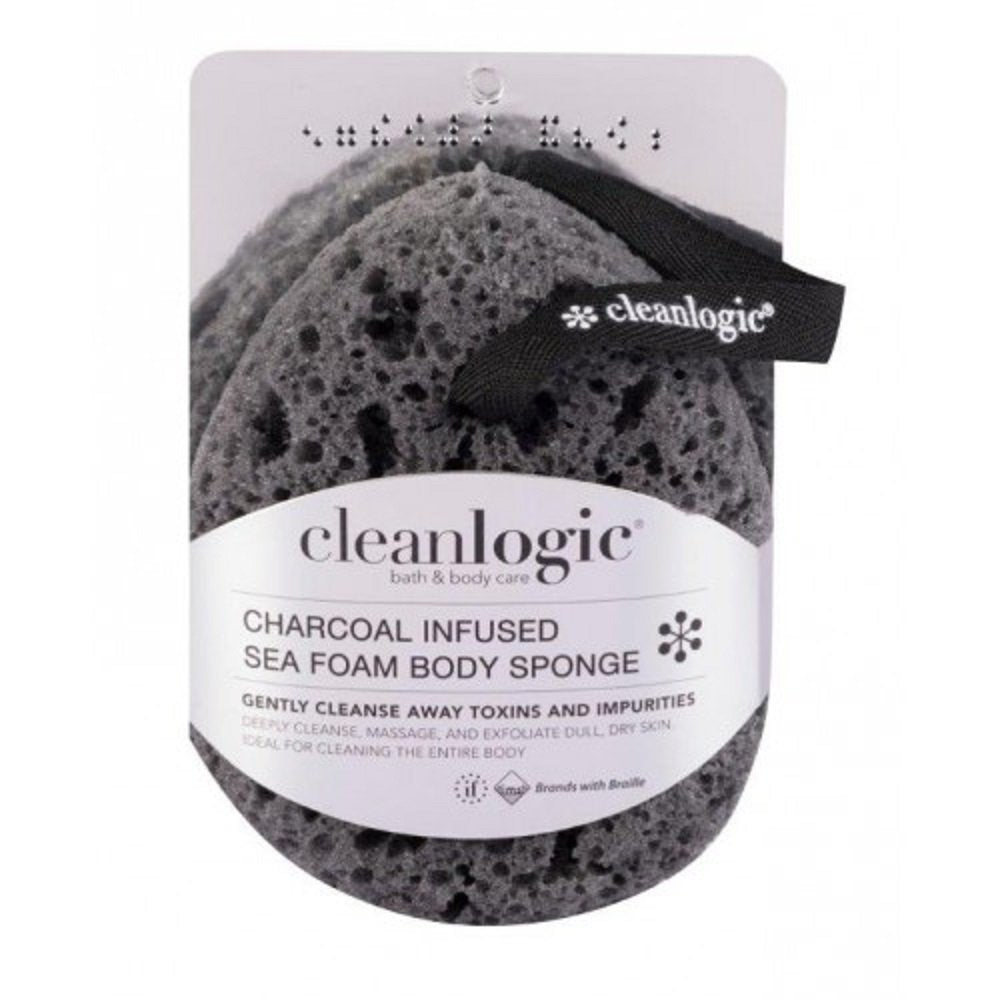 Clean Logic Charcoal Infused Foam Sea Sponge