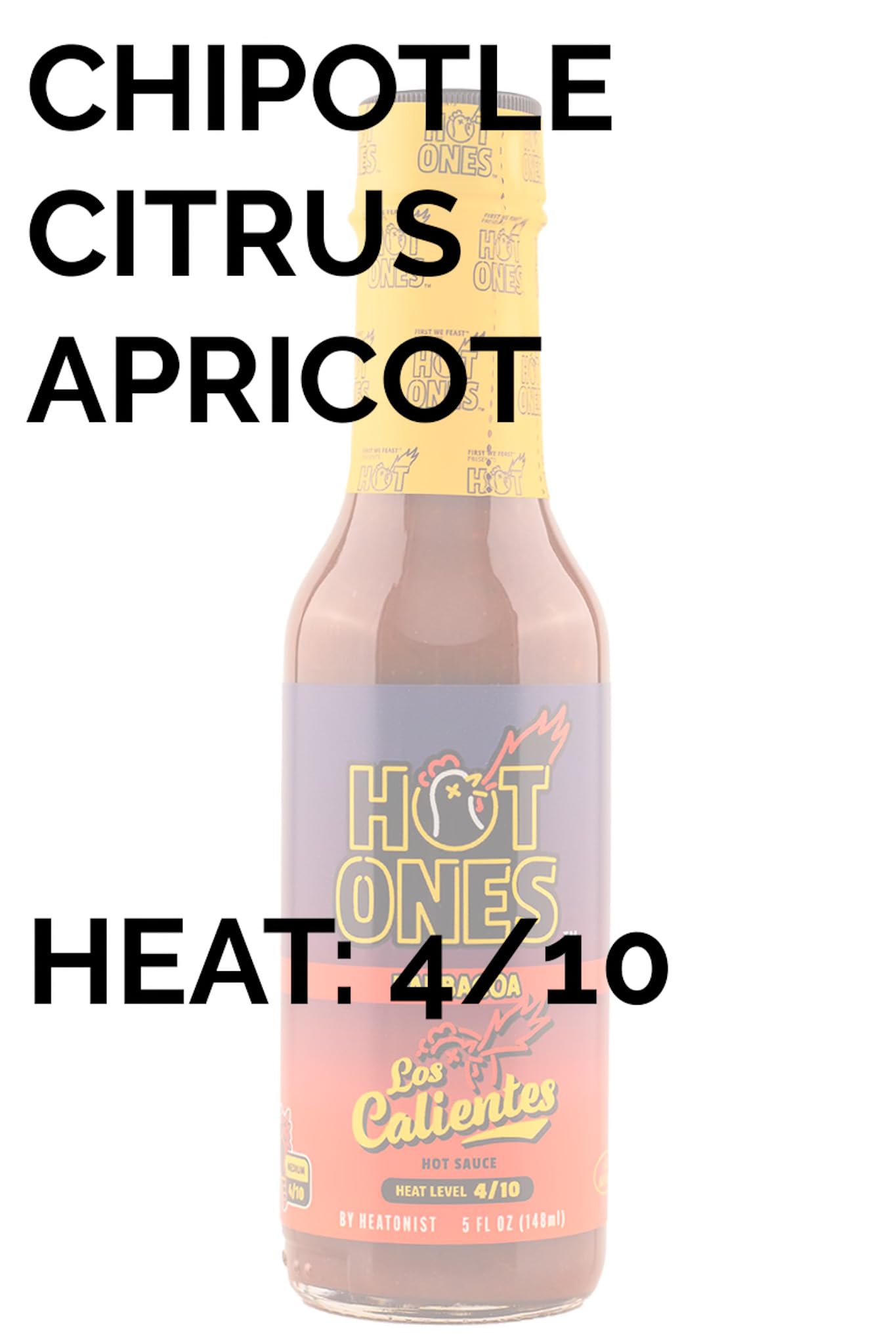 Hot Ones Los Calientes Hot Sauce Gift Set Made With Natural Ingredients & Powerful Flavors