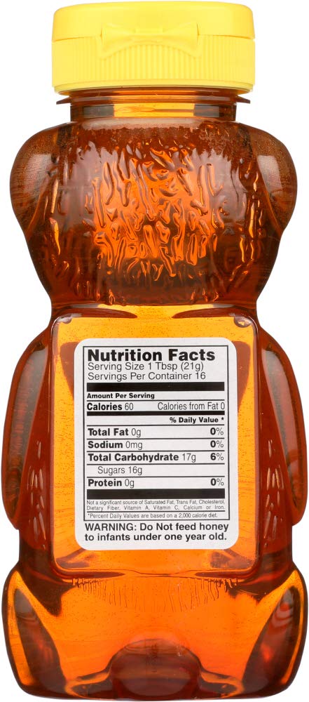 Gunter's Pure Clover Honey Bears, LargePack 12 Oz (Pack of 8) MKD5jfe