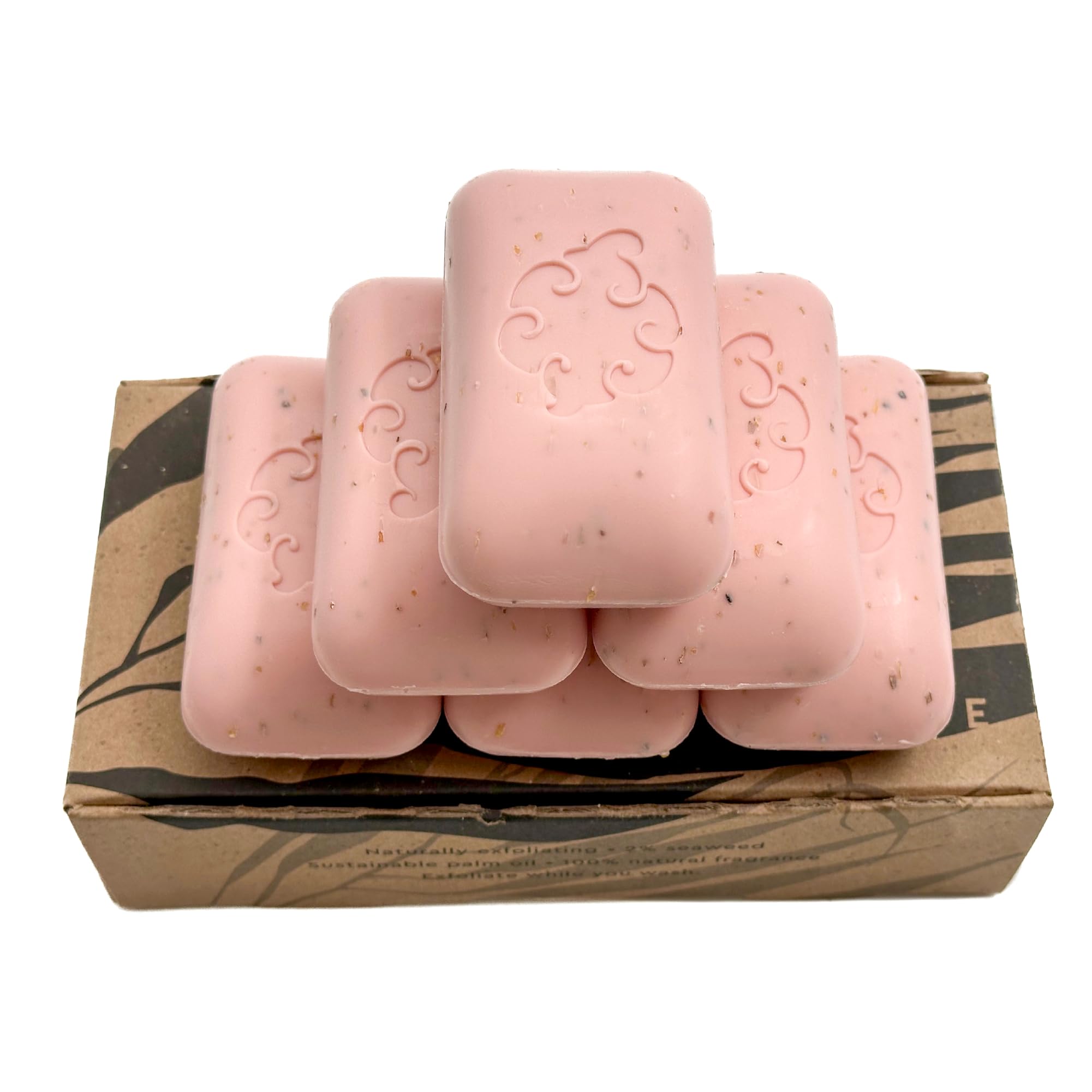 Baudelaire Exfoliating Soap, Loofa Bath Soap & Body Soap, Natural Soap, Triple Milled with 100% Natural Fragrance