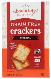 Absolutely Gluten Free Original Crackers 4.4 OZ (Pack of 1)