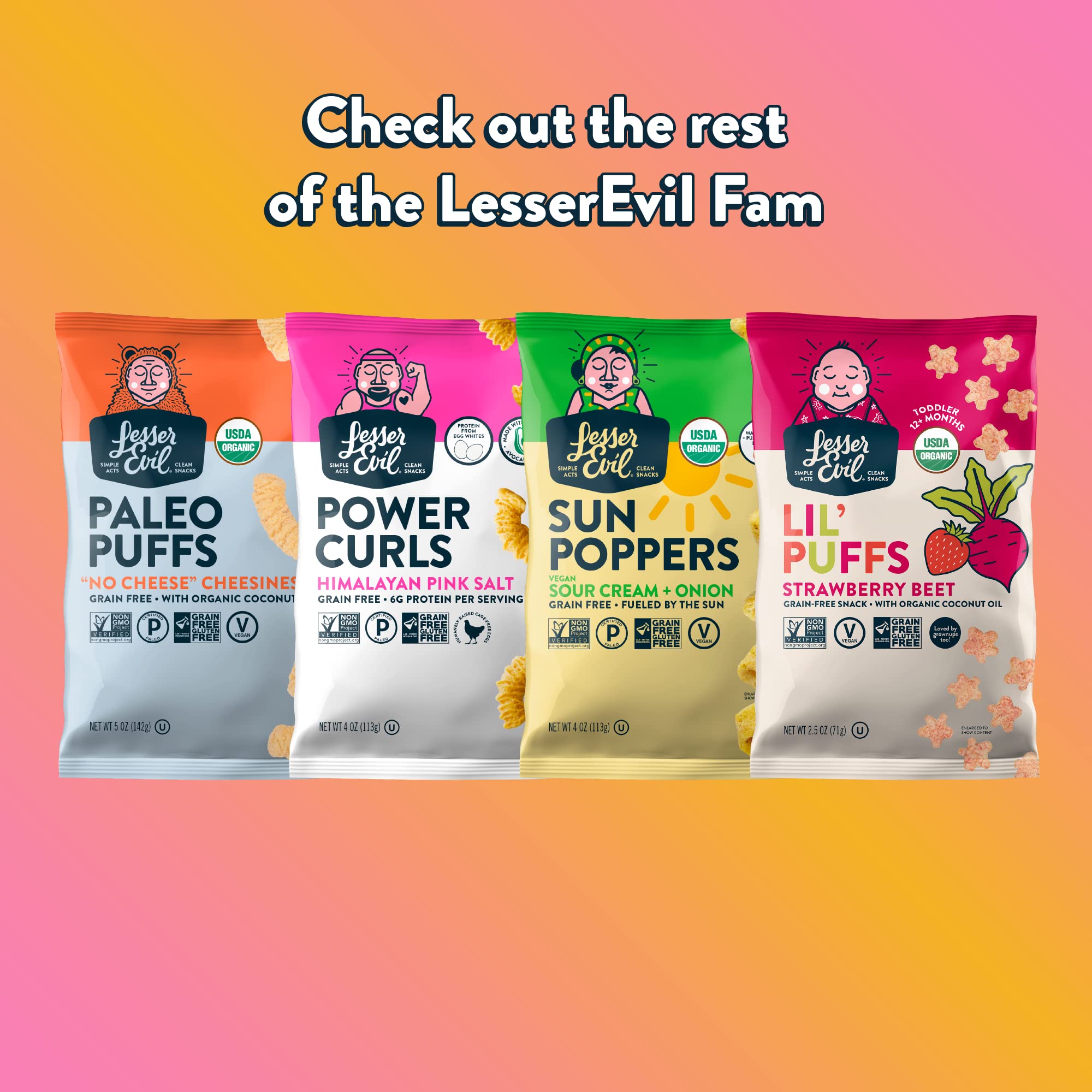 LesserEvil Organic Popcorn