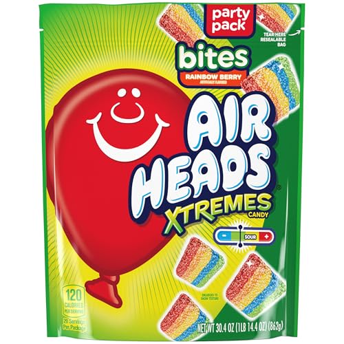 AirHeads Xtreme Bites Rainbow Berry, Party, 6oz