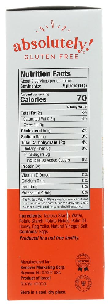 Absolutely Gluten Free Original Crackers 4.4 OZ (Pack of 3)