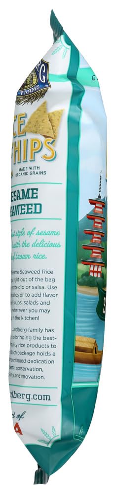 Lundberg Rice Chips Sesame And Seaweed -- 6 Oz