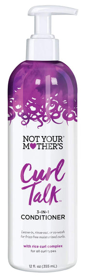 Not Your Mothers Curl Talk Conditioner 3-In-1 12 Ounce Pump (355ml) (6 Pack)