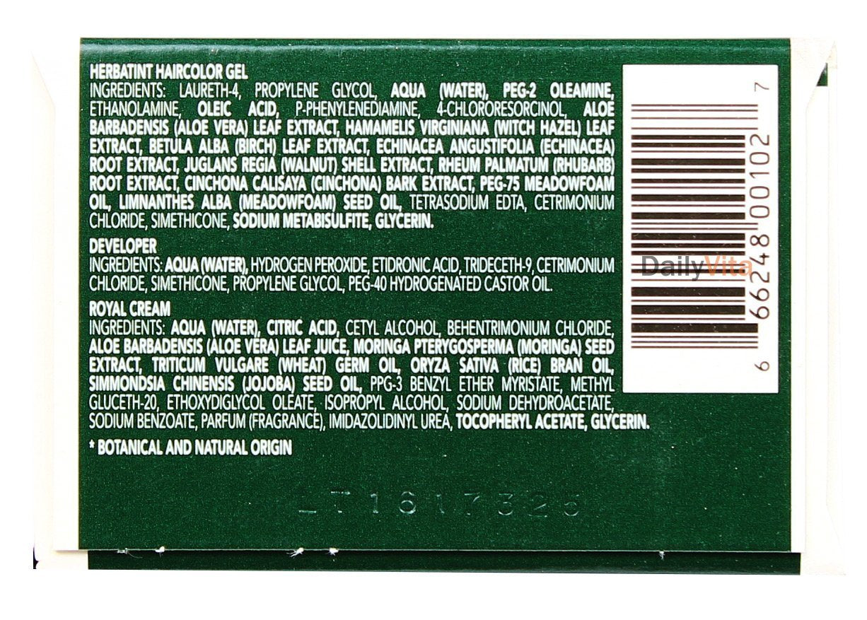 Herbatint Permanent Hair Color Dark Chestnut 3N, 4 oz