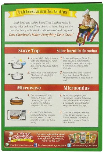 Tony Chachere's Rice Mix Butter & Herb, 7-Ounce (Pack of 6)