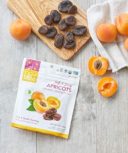 Unsulfured Turkish Apricots - Organic Apricots Dried Fruit Snacks - Healthy Snacks for On the Go & Post Workout Snacks - Non-GMO, Gluten-Free, Dried Apricot Fruit Snacks