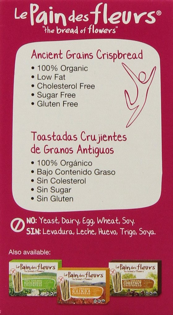 Le Pain des Fleurs Crispbread, 4.4 Ounce