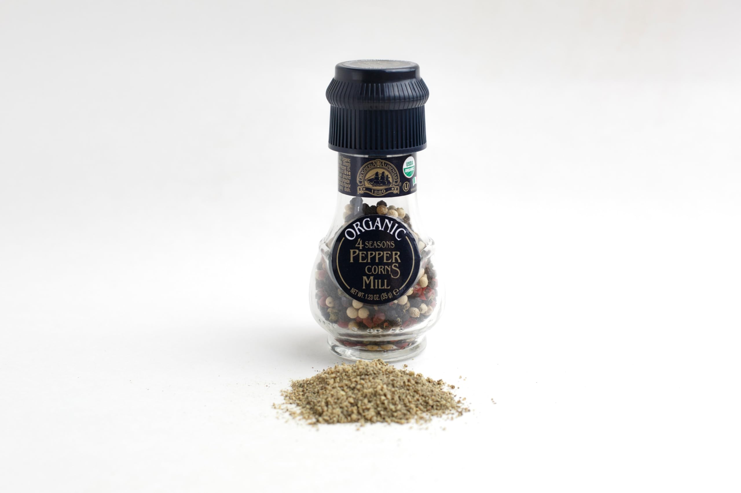 Drogheria & Alimentari Organic 4 Peppercorns Mill, 1.24 oz