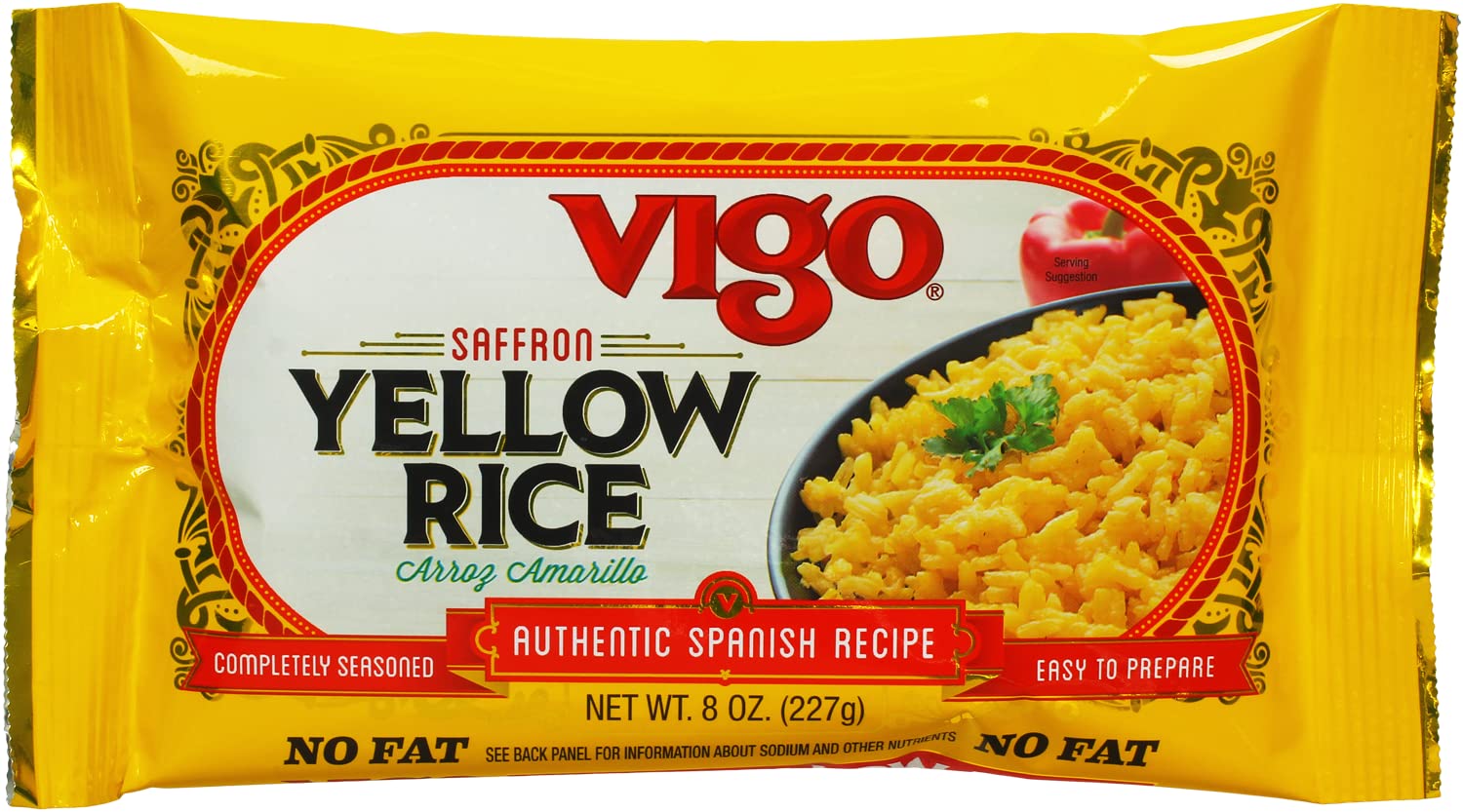 Vigo Authentic Saffron Yellow Rice, Low Fat