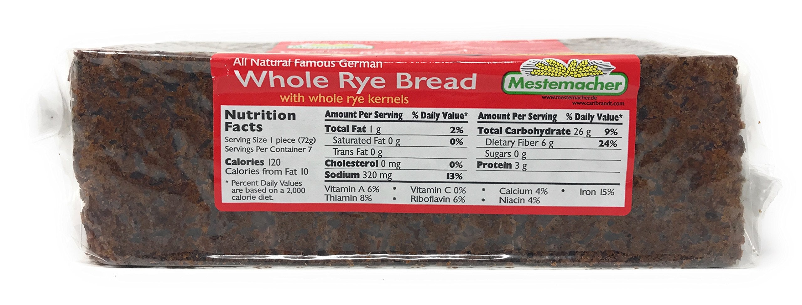 Mestemacher Whole Rye Bread