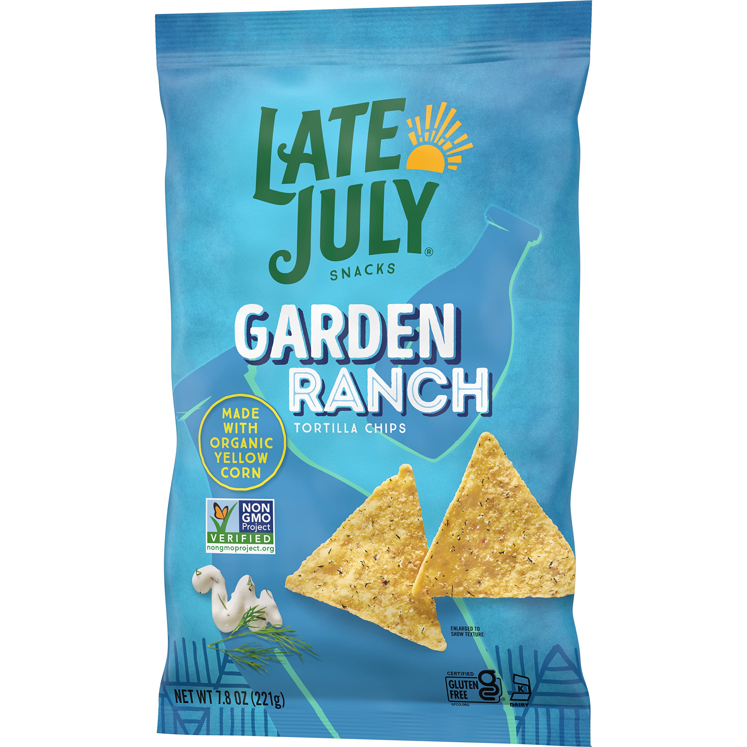 LATE JULY Snacks Organic Tortilla Chips, 10.1-oz. Bag