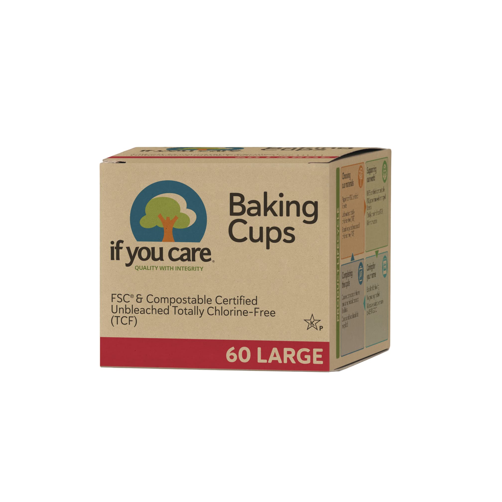 If You Care Unbleached Large Baking Cups