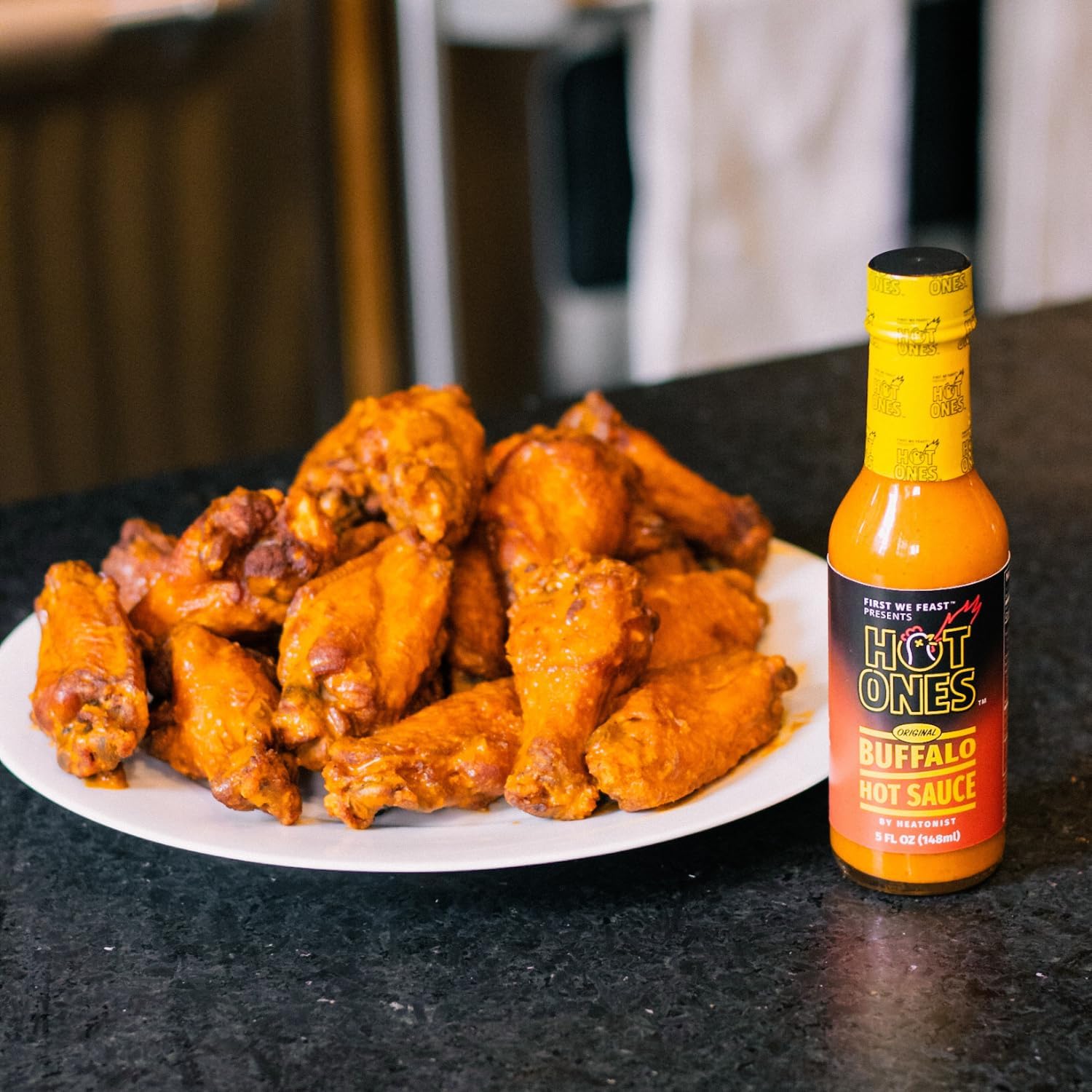 Hot Ones The Classic Hot Sauce Made With Natural Ingredients & Strong Flavors