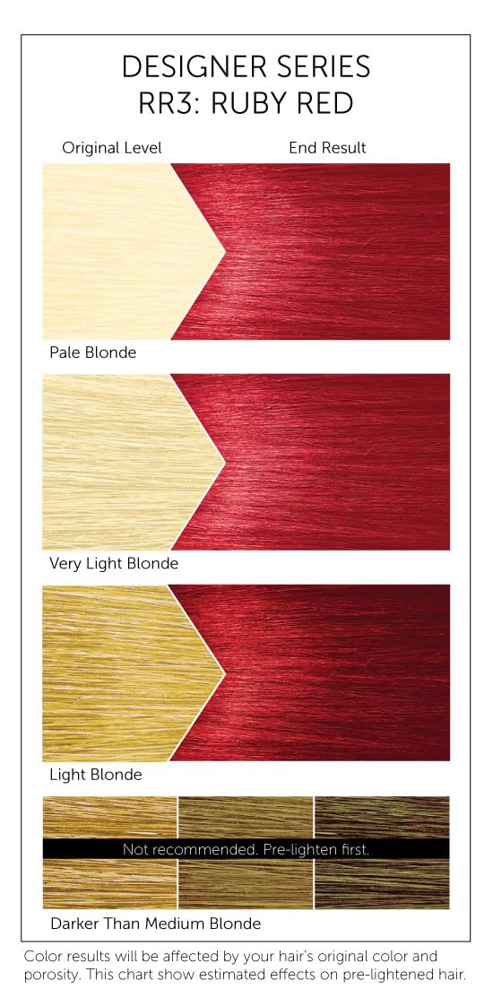 RR3 Ruby Red Bigen Designer Series Semi Permanent Hair Color (pack of 3)