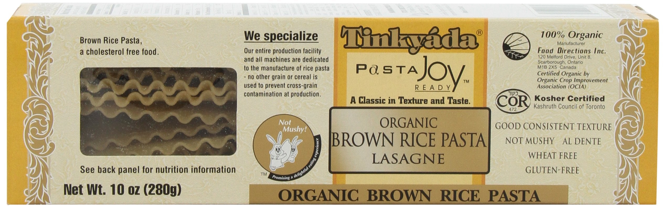 Tinkyada Brown Rice Lasagne